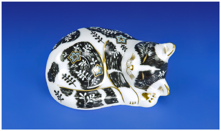 Appraisal: Royal Crown Derby Paperweight 'Misty Kitten' an exclusive for The