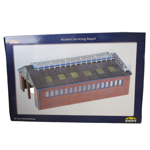 Appraisal: New boxed Bachmann oo gauge railway buildings Modern Servicing Depot