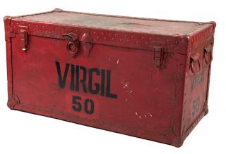 Appraisal: Virgil Virgil Harris Mulkey Virgil the Magician Touring Trunk Circa