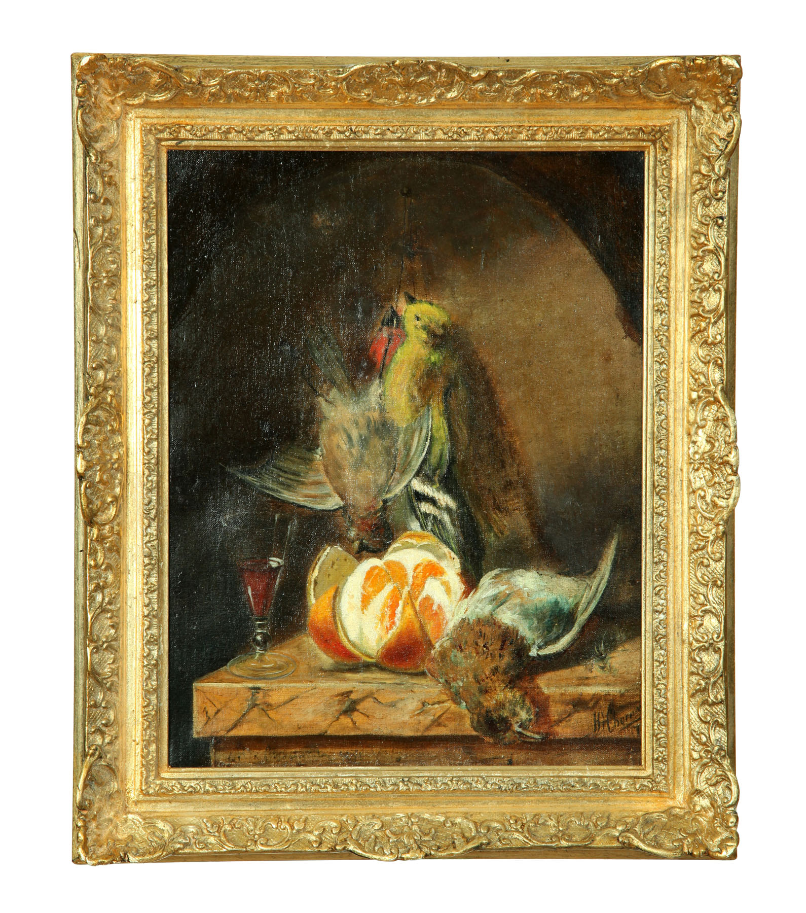 Appraisal: STILL LIFE EUROPEAN SCHOOL ND HALF- TH CENTURY Oil on