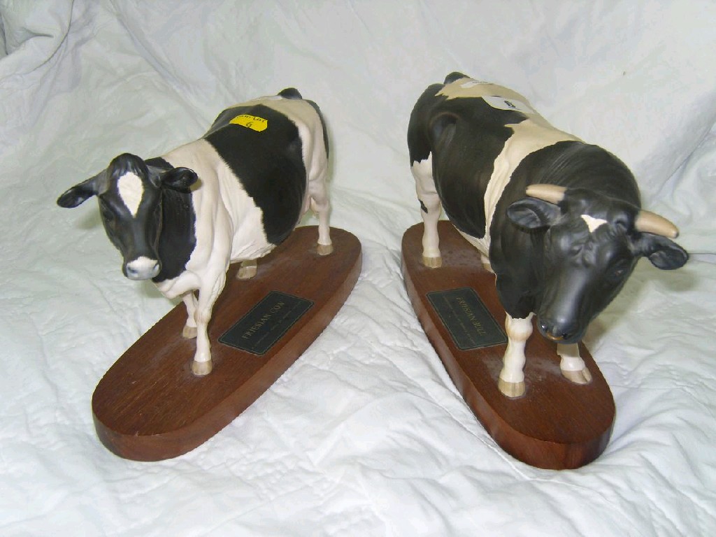 Appraisal: A pair of Beswick Connoisseur matt glazed models of a