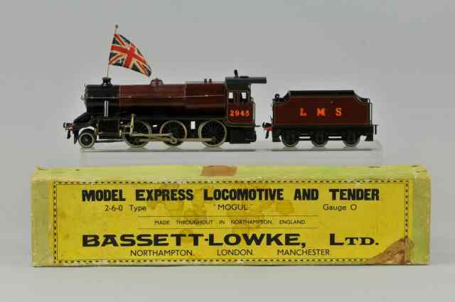 Appraisal: BASSETT-LOWKE BOXED ''MOGUL'' LIVE STEAM LOCOMOTIVE ''O'' gauge No loco