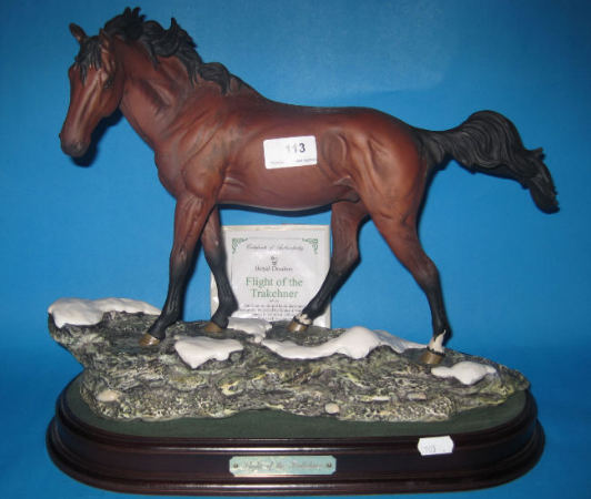 Appraisal: Royal Doulton Model The Flight of the Trakehner on Wooden