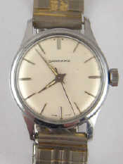 Appraisal: A stainless steel gent's wrist watch the dial signed Garrard