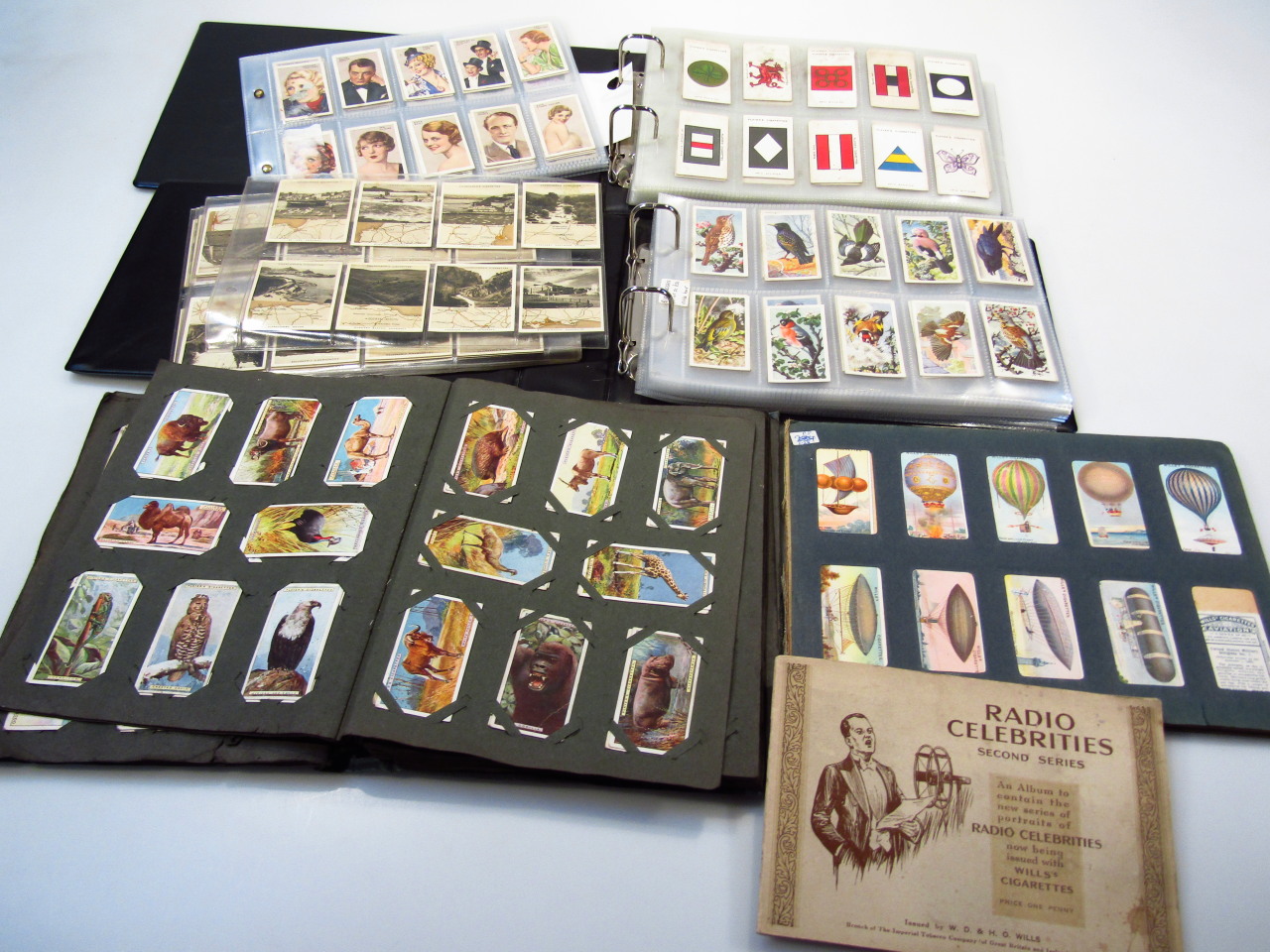 Appraisal: Various cigarette cards Churchman Treasure Trove Wills Radio Celebrities Holidays