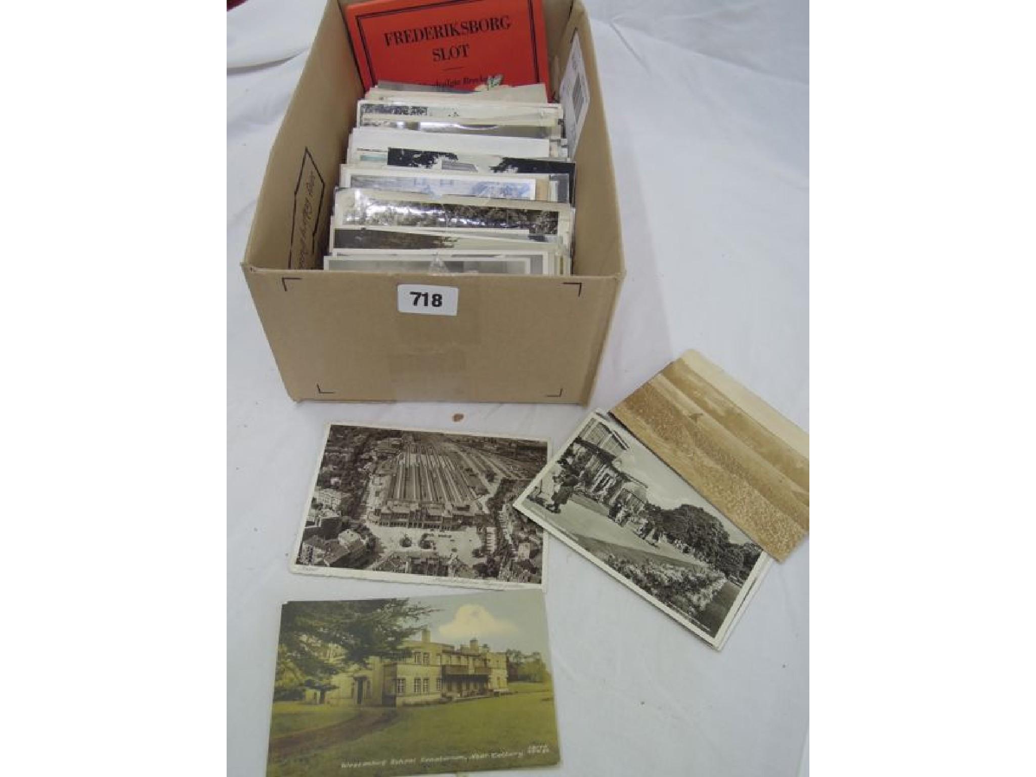 Appraisal: A quantity of mainly European topographical postcards many featuring German