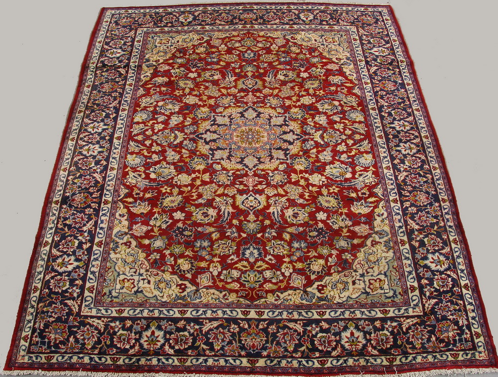 Appraisal: ISFAHAN CARPET - ' x ' - Central Perisa with