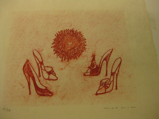 Appraisal: MAX ERNST Et je serai ta bell Helene Color lithograph