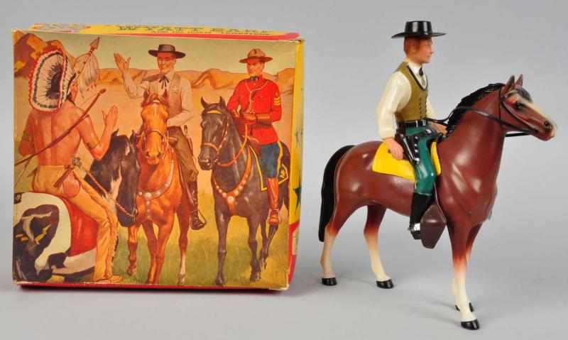 Appraisal: Hartland Wyatt Earp Horse Rider Description Complete set includes hat