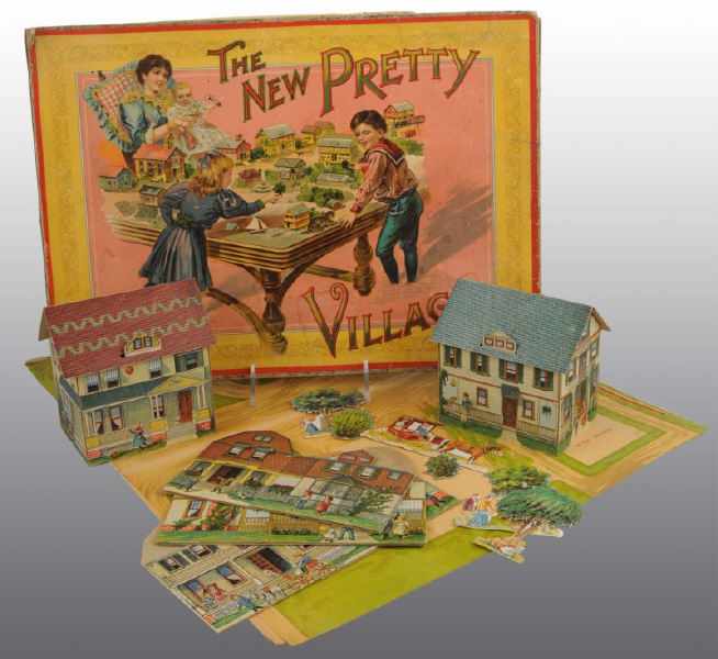 Appraisal: The New Pretty Village in Box Description Made by McLoughlin