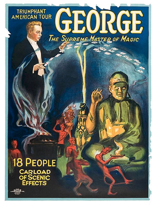 Appraisal: George the Magician Supreme Master of Magic George Grover George