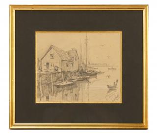 Appraisal: Anthony Thieme Rockport Mass Graphite Anthony Thieme American born Holland