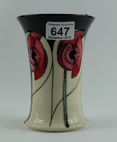 Appraisal: Moorcroft Master Cinco Red vase designer Nicola Slaney height cm