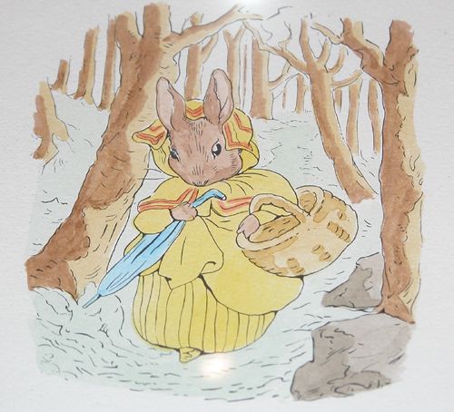 Appraisal: Four Children's Book Illustrations th Century Unknown x inches rabbit