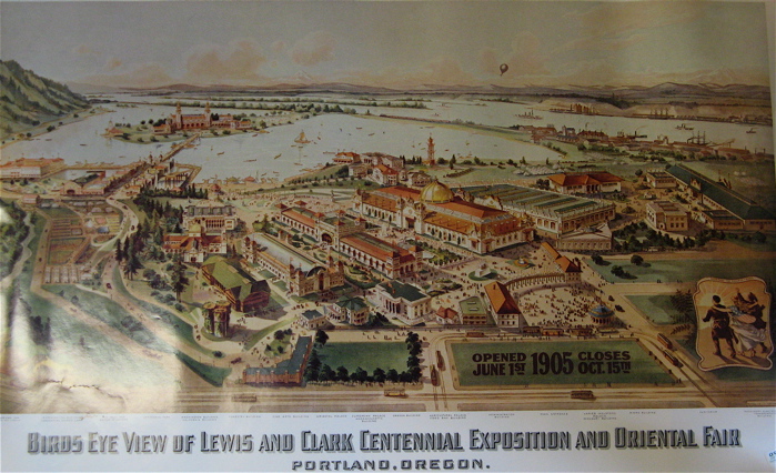 Appraisal: BIRD'S EYE VIEW OF LEWIS AND CLARK CENTENNIAL EXPOSITION AND