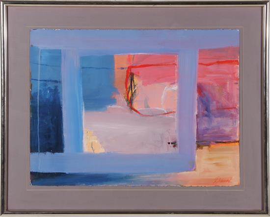 Appraisal: Nicholas Daunt Australian British b ABSTRACTS acrylic on paper framed