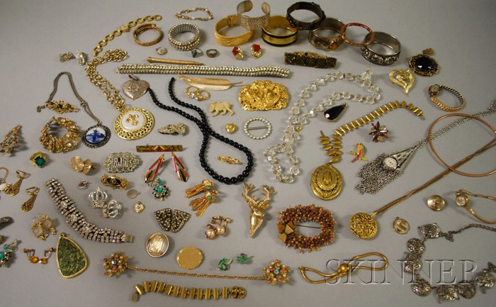 Appraisal: Group of Victorian and Modern Costume Jewelry including paste and