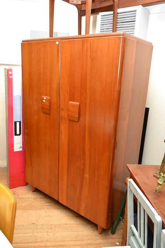 Appraisal: A 'S MYER HERITAGE MYRTLE TWO DOOR WARDROBE BY FRED