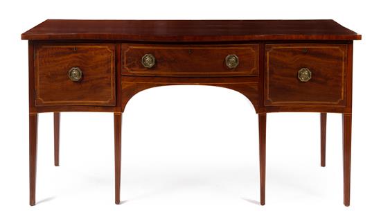 Appraisal: Sale Lot A George III Mahogany Sideboard th century having