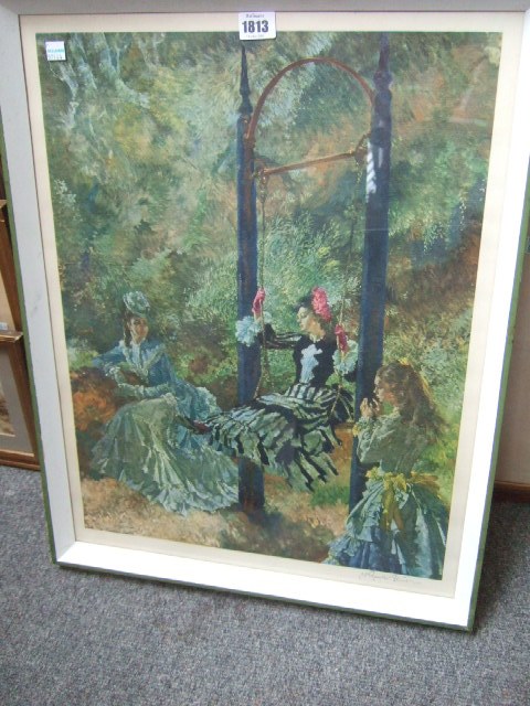 Appraisal: Sir William Russell Flint - Victorian Diversion colour reproduction signed