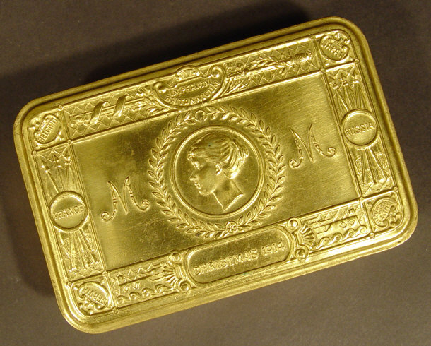 Appraisal: World War I military brass Mary tin cm in length