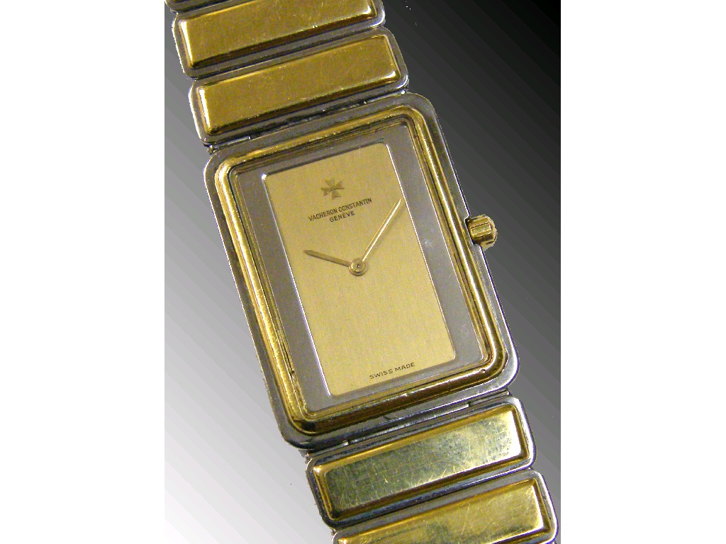 Appraisal: Vacheron Constantin Harmony bi-colour bracelet watch reference quartz mm bracelet