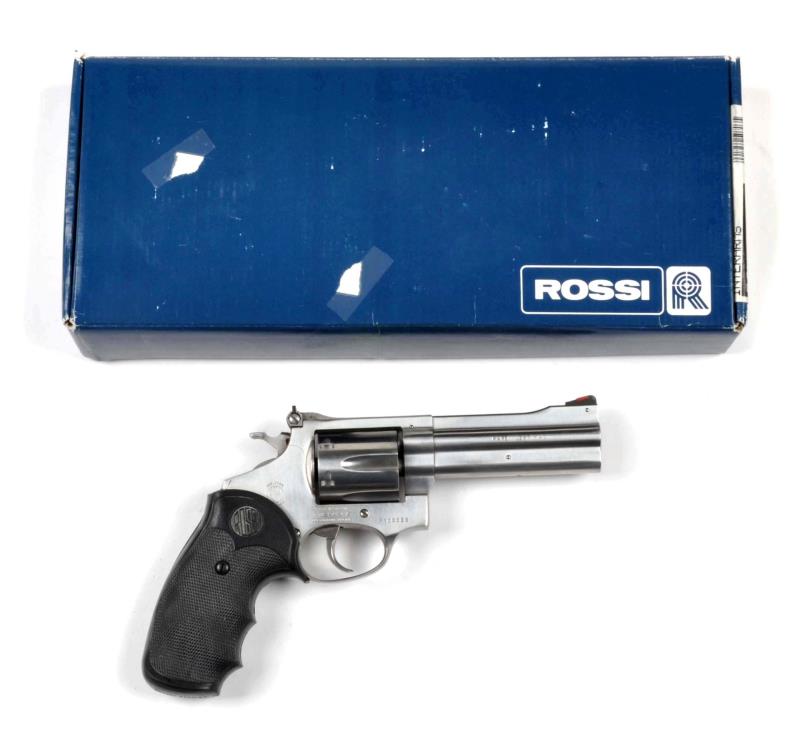 Appraisal: Boxed Rossi Model Revolver Serial F Revolver is stainless steel