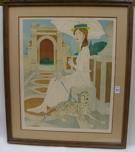 Appraisal: PHILLIPE NOYER SERIGRAPH in color French - from his Ladies