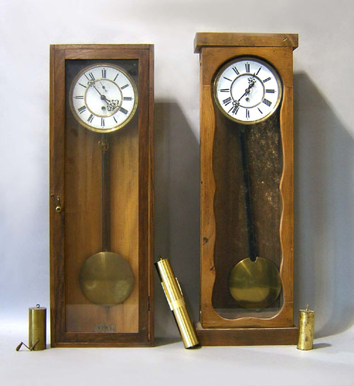 Appraisal: Two wall clocks h