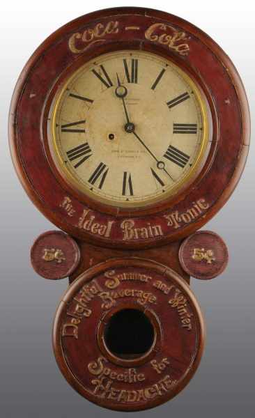 Appraisal: Coca-Cola Baird Clock Description The oldest of all the Coca-Cola