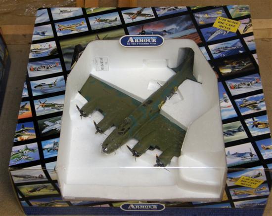 Appraisal: Franklin Mint Armour Collection B Flying Fortress Memphis Bell Boxed