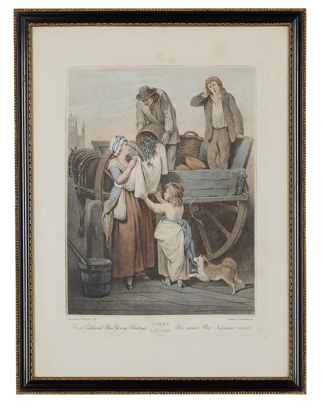 Appraisal: AFTER FRANCIS WHEATLEY THE CRIES OF LONDON Engravings cm x