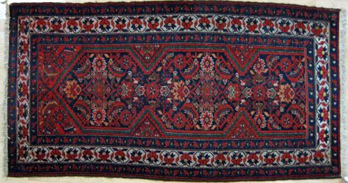 Appraisal: Kurdish carpet ca ' x ' together with a Hamadan