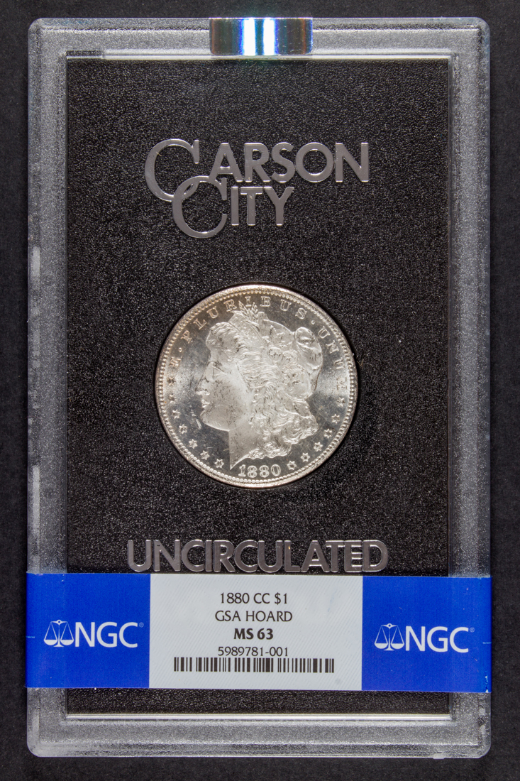 Appraisal: CC MORGAN SILVER DOLLAR GSA NGC MS CC Morgan Silver