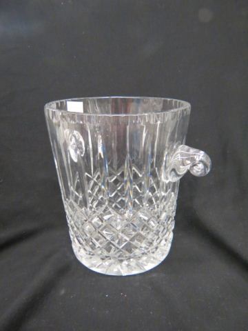 Appraisal: Cut Crystal Wine Cooler or Ice Bucket diamond ray design