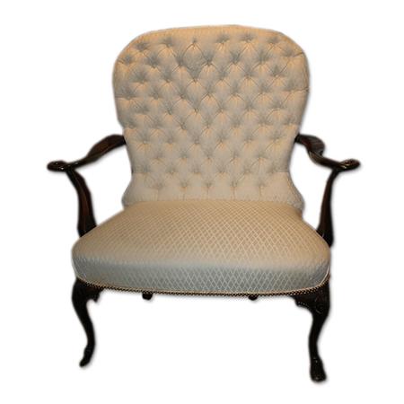 Appraisal: Georgian Style Mahogany Settee Estimate -