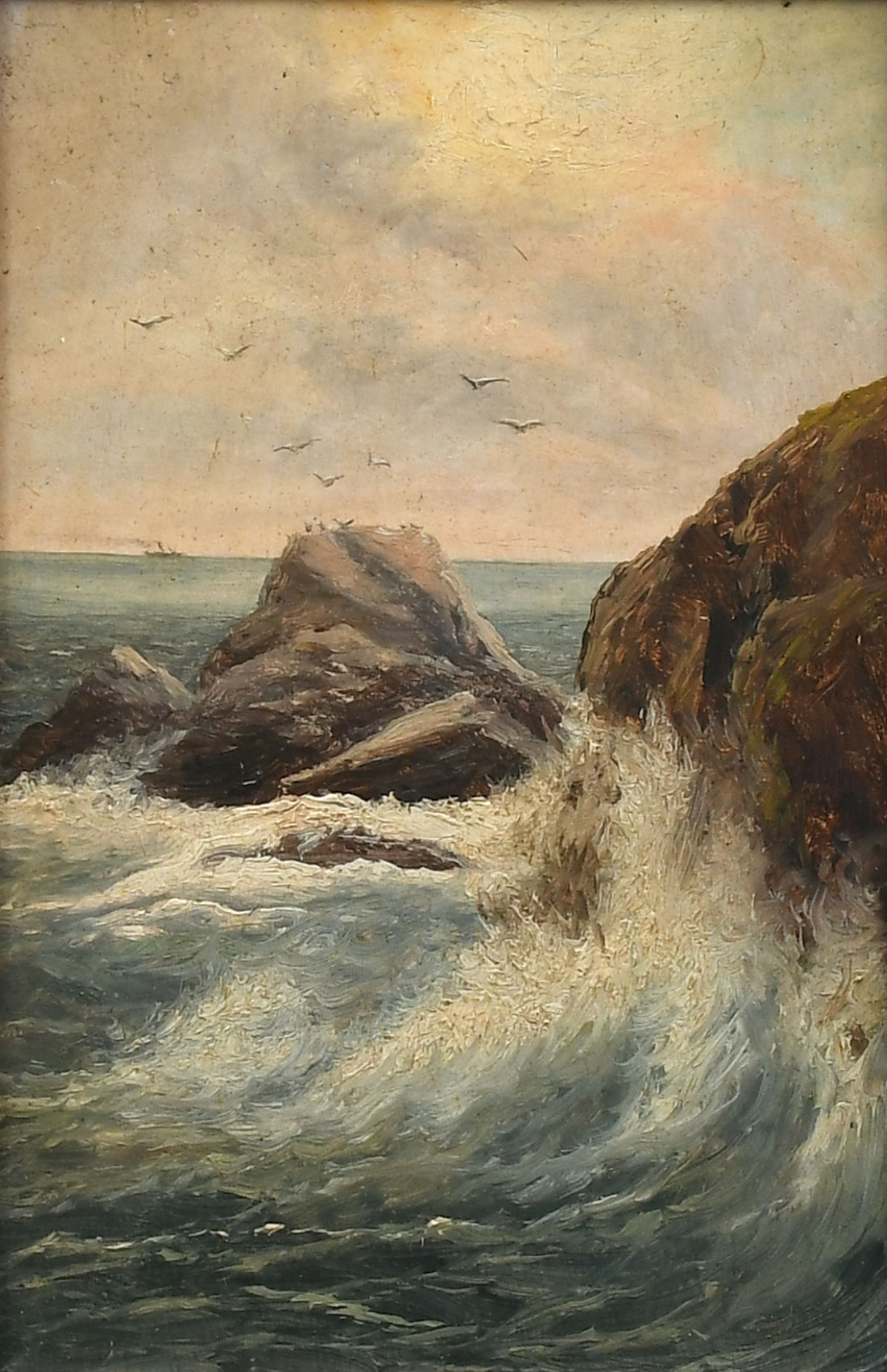 Appraisal: GILBERT Kate British - ''Near the Lands End Cornwallis ''