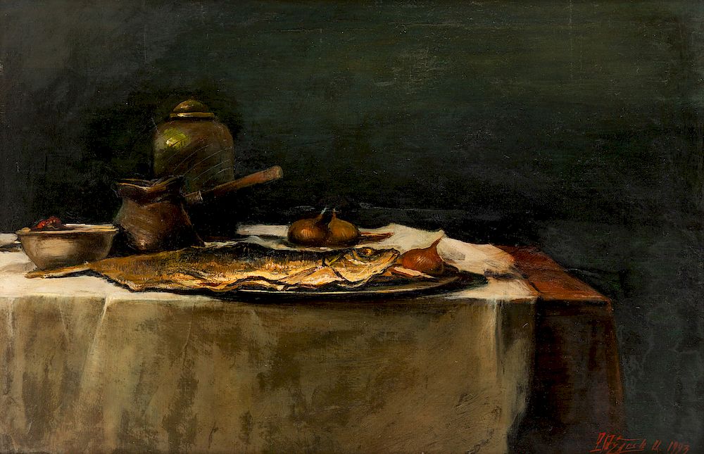 Appraisal: AVEDIK TCHETCHIAN ARMENIAN B AVEDIK TCHETCHIAN ARMENIAN B Still Life