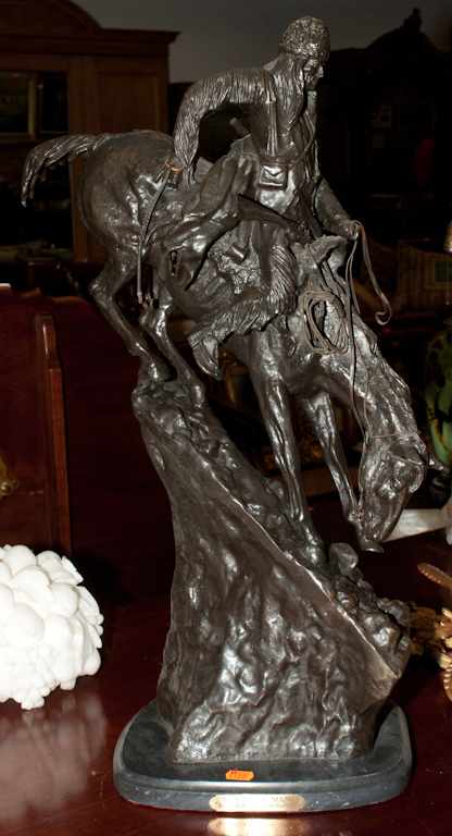 Appraisal: After Frederic Remington American th th century Mountain Man bronze