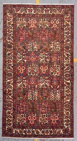 Appraisal: A Bakthiari rug size approximately ft in x ft