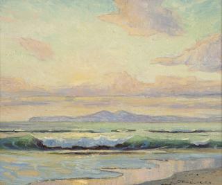 Appraisal: Frank W Cuprien N A ''Evening Magic'' coastal signed lower