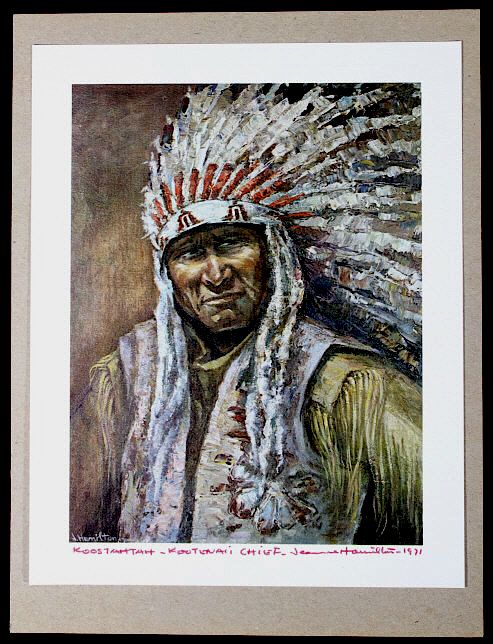 Appraisal: Koostahtah - Kootenai Chief By Jeanne Hamilton Included in this