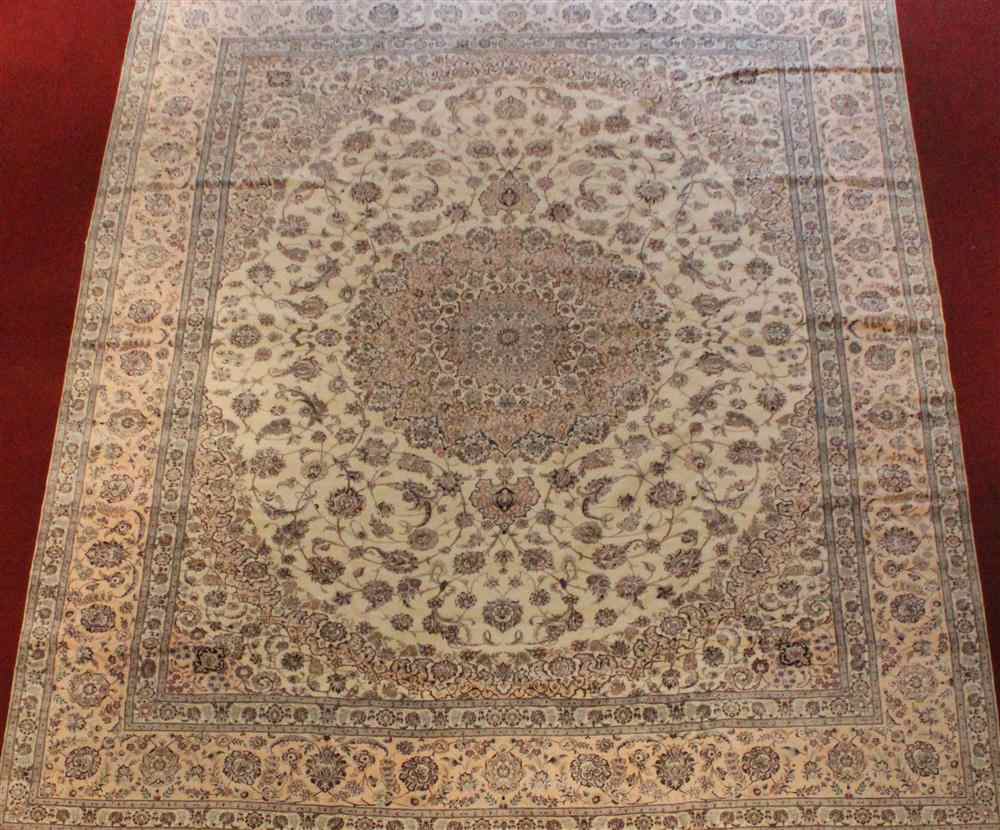 Appraisal: NAIN CARPET approx '' x '' Provenance From a Palm