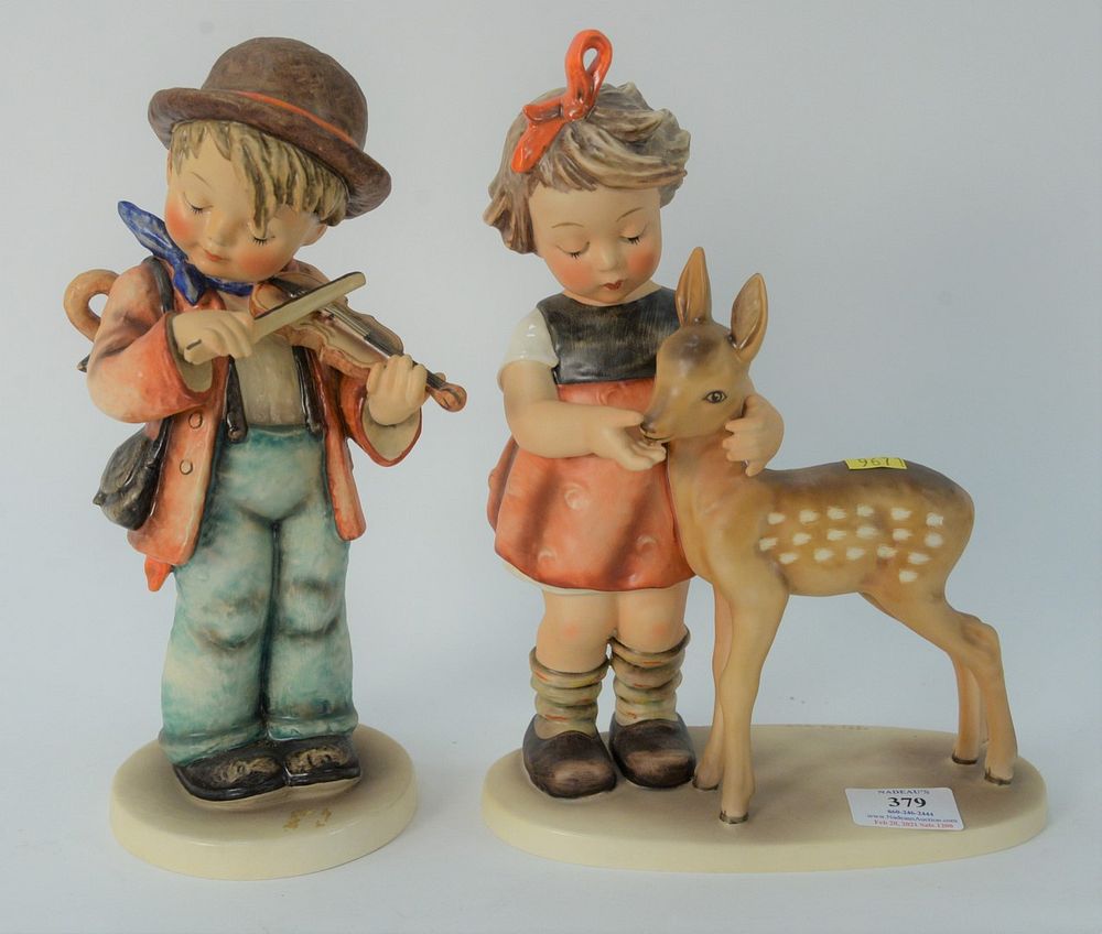 Appraisal: Pair of Large Hummel's to include 'Little Fiddler' and 'Friends'