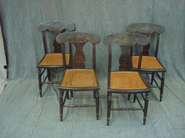 Appraisal: Hitchcock Chairs From a Larchmont home