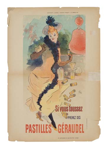 Appraisal: JULES CHERET PASTILLES GERAUDEL Courier Francaise supplement of January x