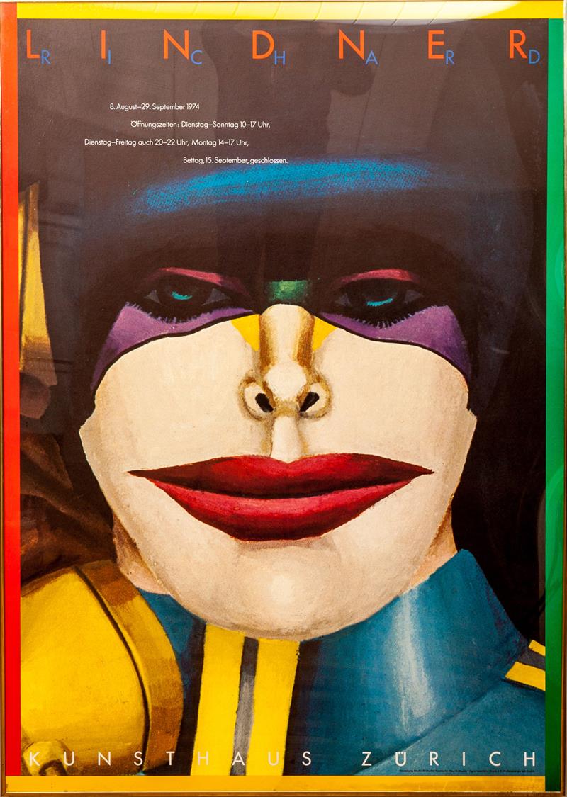 Appraisal: After Richard Lindner - Kuristhaus Z rich Exhibition Poster Offset