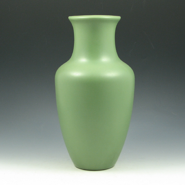 Appraisal: Bortner Bortner matte green Arts Crafts vase an homage to