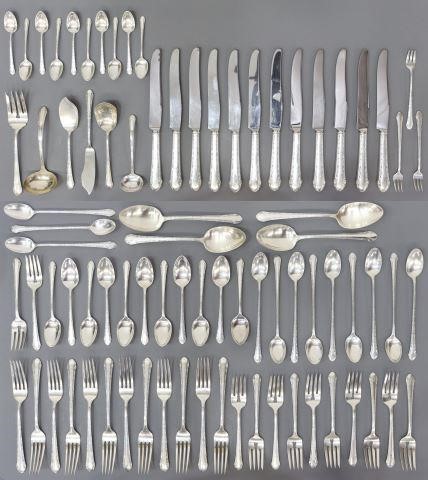 Appraisal: lot of American sterling silver flatware service Alvin Corporation in