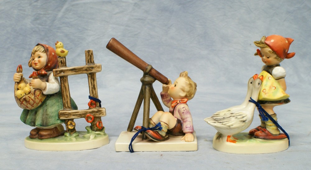 Appraisal: Goebel Hummel figurines Star Gazer Hum very slight crazing Chicken